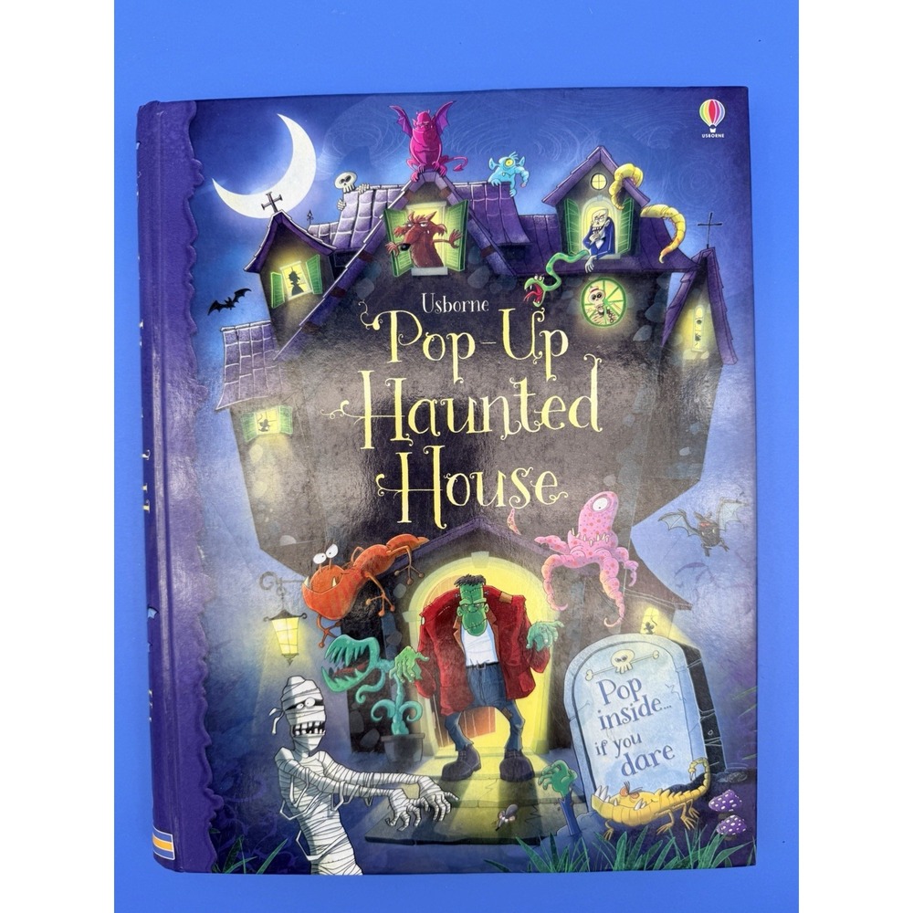 Usborne Pop-Up Haunted House Sam Taplin 2015 Halloween Interactive Book 3D